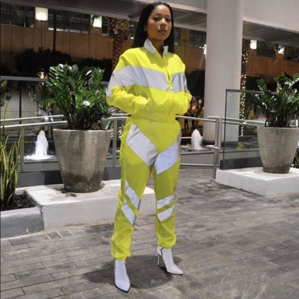 Neon Yellow track set